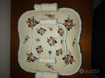 centrotavola grande ed uno più piccolo molto antic