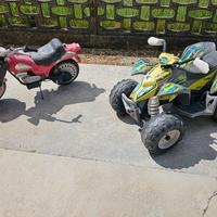  quad elettrico e moto