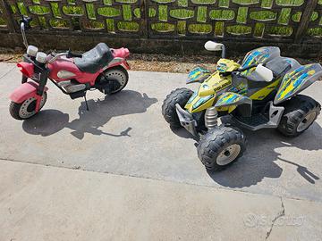  quad elettrico e moto