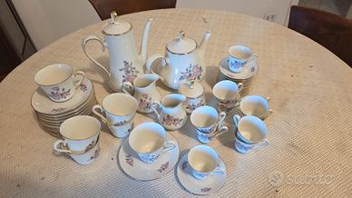 servizio da tè e servizio da caffè