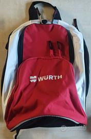 ZAINO ZAINETTO WURTH  Bianco Nero e Rosso