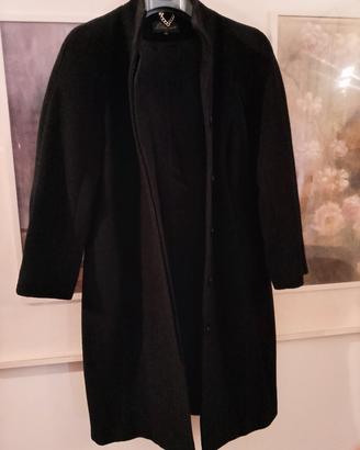 Cappotto in lana Luisa Spagnoli, taglia 48, nero
