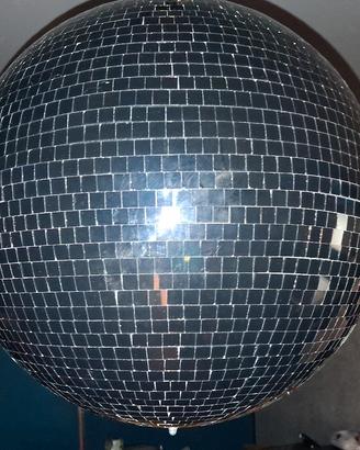 Palla specchiata nera diametro 40 cm 