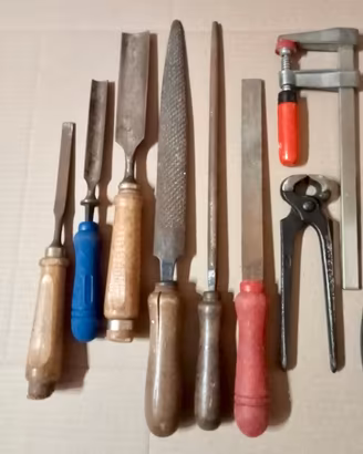 Attrezzi falegnameria vedi descrizione