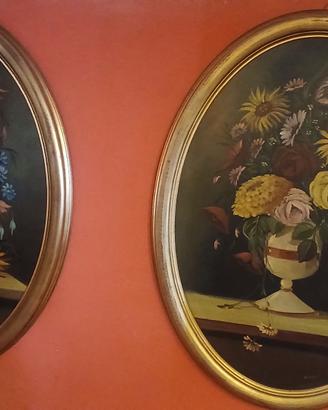 Coppia quadri ovali  50x70 