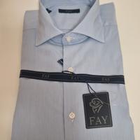 Fay Camicia Taglia 39 Colore Celeste

