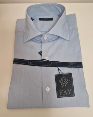 Fay Camicia Taglia 39 Colore Celeste