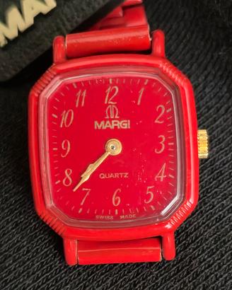 Margi Quartz Vintage "Total Red" NOS