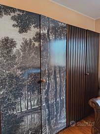 Armadio in legno 4 ante