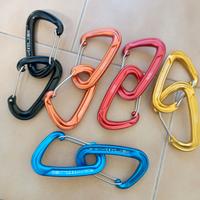 10 moschettoni arrampicata lacd