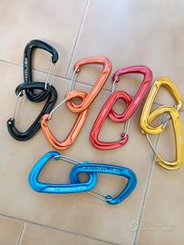 10 moschettoni arrampicata lacd