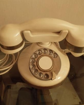 Telefono vintage Telcer placcato oro