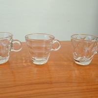 6 tazzine caffè in vetro Bormioli