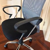 Sedia da ufficio ergonomica con schienale in rete