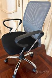 Sedia da ufficio ergonomica con schienale in rete