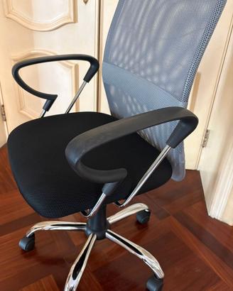 Sedia da ufficio ergonomica con schienale in rete