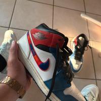 Nike Air Jordan 1Mid Fearless blue The Great—EU44