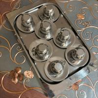 Set tazzine IMCO acciaio 1810