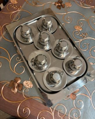 Set tazzine IMCO acciaio 1810