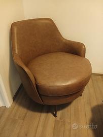 poltrona pelle 