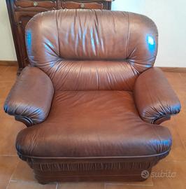 Copia di poltrone in pelle anni '80