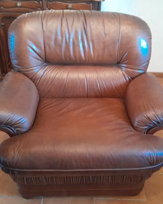 Copia di poltrone in pelle anni '80