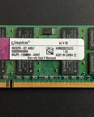 2GB DDR2 SODIMM Kingston