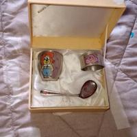 Set da colazione per bambini in argento