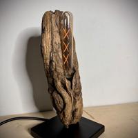 lampada artigianale Legno Marino