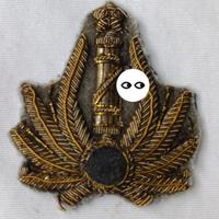 Fregio Fascista Coloniale MVSN Per Berretto o Fez