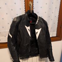 tuta moto Dainese 2 pezzi in pelle