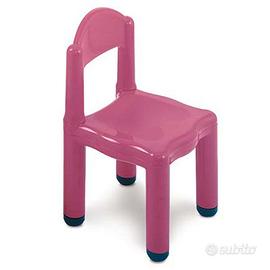 SEDIA certificata per bambino in plastica Fuxia