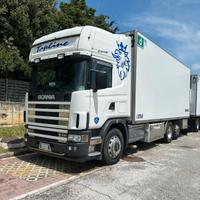 SCANIA 164L480 V8 frigo + rimorchio