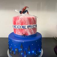 Torta scenografica spiderman