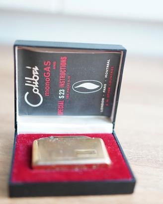 Accendino vintage Colibrì MonoGas S23 dorato