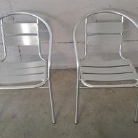 Sedie in allumino
