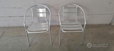 Sedie in allumino