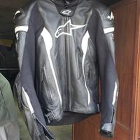 tuta divisibile alpinestars taglia 50 con schienal