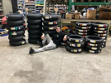 Gomme moto Dunlop kr / pirelli sc1