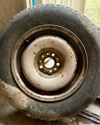 Cerchio in ferro con gomma invernale - Fiat Scudo