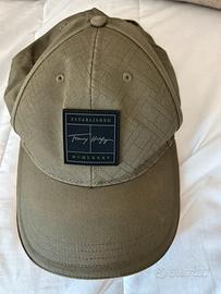 Cappello con visiera Tommy Hilfiger verde marcio