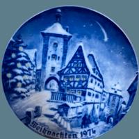 Piatto di Natale, 1974 da collezione in porcellana