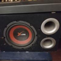 Subwoofer x line crome