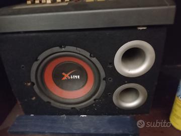 Subwoofer x line crome