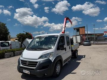 Fiat DUCATO GRU FASSI F26 E CASSONE FISSO 2018 EUR