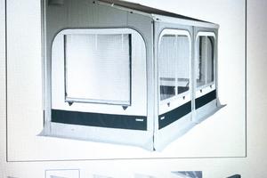 Veranda THULE completa x tendalino 3X5 mt