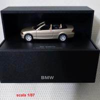 BMW E46 Cabrio M3 : modello in scala 1/87.
