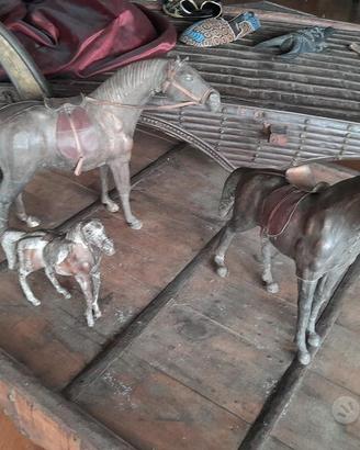 3 Cavallini In Cuoio - Pelle