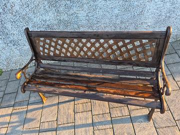 panchina ferro / legno