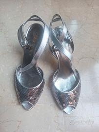 Scarpe argentate